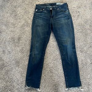 prima crop cigarette AG jeans